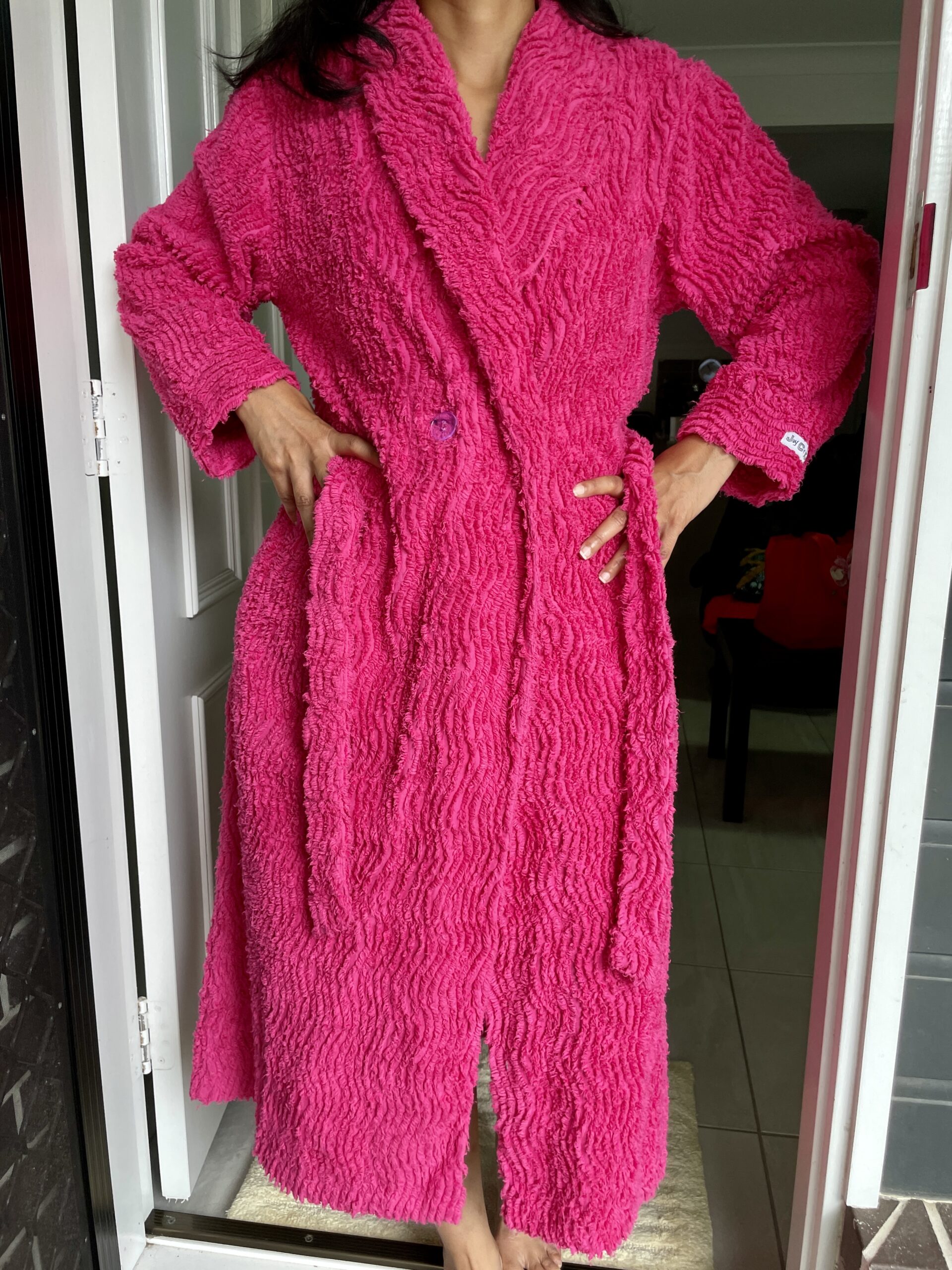 CLYMAA Women Winter Wool Blend RobeHousecoatNight Gown